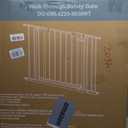 NEWBULIG 30" Tall Baby Gate for Stairs and Doorways, Pressure Mounted