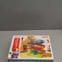 2-in-1 Rolling Ball & Car Ramp Race Track for Toddlers, Hammer Ball Drop Toy for Boys & Girls, Interactive Toys w/ Sensor Lights - Montessori STEM Learning Toys - Brithday Gift for Kids 1-5+ Year Old