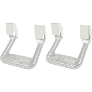 ECOTRIC Universal Side Step Compatible with Chevy (Chevrolet), Ford, Toyota, GMC, Dodge RAM, Jeep, Set of 2, Polishing Aluminum Silvery