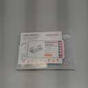 80 Pcs Adhesive Cable Clips 90 Strips, Finisher Wire Clamp Cord Clips Cable Management Light Clips Cable Organizer Max.1/4" Wire Hider for Cords