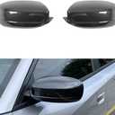Compatible with 2011-2020 Chrysler 300 Charger Carbon Fiber Pattern Side Door Wind Mirror Covers Cap Trim