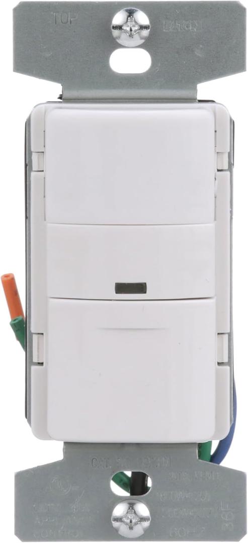 Eaton OSP10M-W Commercial Grade Passive Infrared Wall Mounted Occupancy Sensor, 120/277V, White