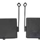 Left Right Side Rear Bumper Tow Hook Cover Cap Primed For BMW X1 E84 2013-2015 1 Pair 51127303815 51127303816