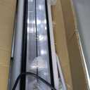 PYY 35 Inch Food Heat Lamp - Aluminum Infrared Strip Heater Overhead Food Warmer Light Electric Commercial Grade for Restaurant Buffet Catering Kitchen 750W (Black)