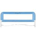 Dream On Me Adjustable Mesh Bed Rail, Two Height Levels, Ready To Use, Compatible with Adult Twin Size Beds, All Steel construction, Equipped with Guard Gap, Durable Nylon Fabric Mesh, Blue