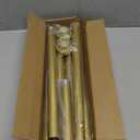 Shower Curtain Rod, 1" Diameter Heavy Duty Tension Shower Rod, Non Slip Adjustable 28-102 inch No Drilling Shower Curtain Rods Spring Tension For Bathroom, Shower Stall, No Rust, Chrome Gold