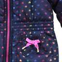 Arctic Quest Girls' Bib Snow Pants and Ski Jacket Water-resistant Snowsuit for Kids Winter Jacket for Girls Hooded (Pink, 4)