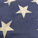 TOPFLAGS American Flag Cotton US Flags 4x6 - New Cotton Fabric Embroidered Stars Heavy Duty USA flag for Indoor Outdoor Sewn Stripes with Brass Grommets