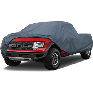 16 Layers Truck Cover Waterproof All Weater, Heavy Duty Outdoor Pickup Truck Cover for Tacoma, Tundra, Titan, F-150, RAM 1500, Silverado 1500, Sierra 1500 etc. Length: Up to 230 inches. (4 Fit Truck Length up to 230 inch, 4 Truck Cover)