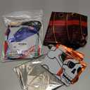 Sosation 10 Pcs Pirate Balloons Birthday Party Decorations Round Pirate Ship Ocean Skeleton Shark Foil Balloon for Themed Arch Kit Celebration Backdrop Birthday Party Supplies Decorations, Red Black