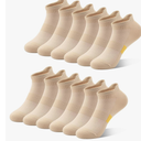 8 Pairs Ankle Socks for Women, Athletic Running Socks Cotton Low Cut Tennis Sports Tab Socks Size 6-11