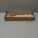 5Pcs Dried Preserved Amaranthus Hanging Flowers 35 Inches White Wisteria Vine Real Dried Flower for Wedding Bouquet Wall Decoration Home Decor