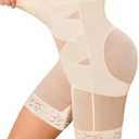 Nebility Tummy Control Shapewear Shorts High Waisted Body Shaper Butt Lifting Panties Thigh Slimmer Girdle