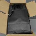 GSSUSA Large Paper Bags with Handles16x6x12 200 Pack, Gift Bag for Small Business, Paper Shopping Bag, Grocery, Food Service Take Out, Large Kraft Paper Bags, Bulk, Black