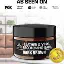 FORTIVO Leather Recoloring Balm, Color Restorer, Scratch Remover, Couch Paint and Repair, Leather Balm for Couches