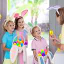 [6 Golden Eggs] 100 PCS 2.4" Fillable Plastic Easter Eggs Empty Easter Eggs Colorful Plastic Eggs Bulks for Kids Teens Boys Girls Easter Basket Stuffers Hunt Easter Party Favor