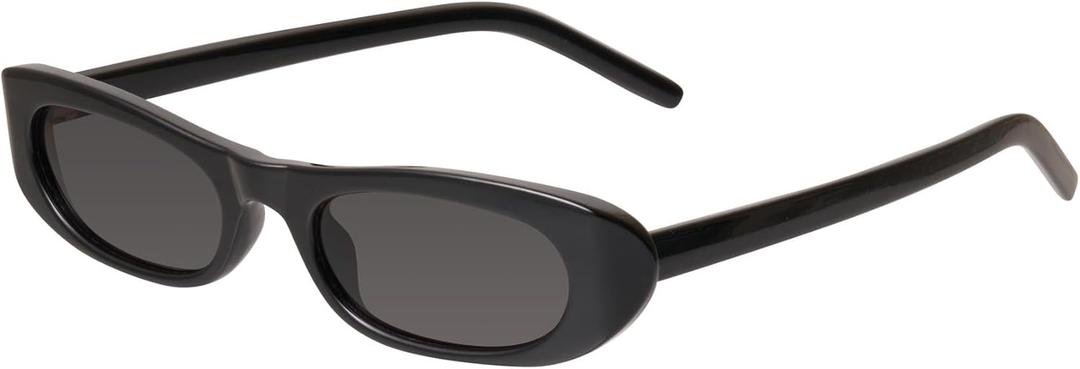 Mosanana Small Cat Eye Sunglasses for Women Y2k Retro Oval Narrow Cool Sun Glasses Shades MS52357