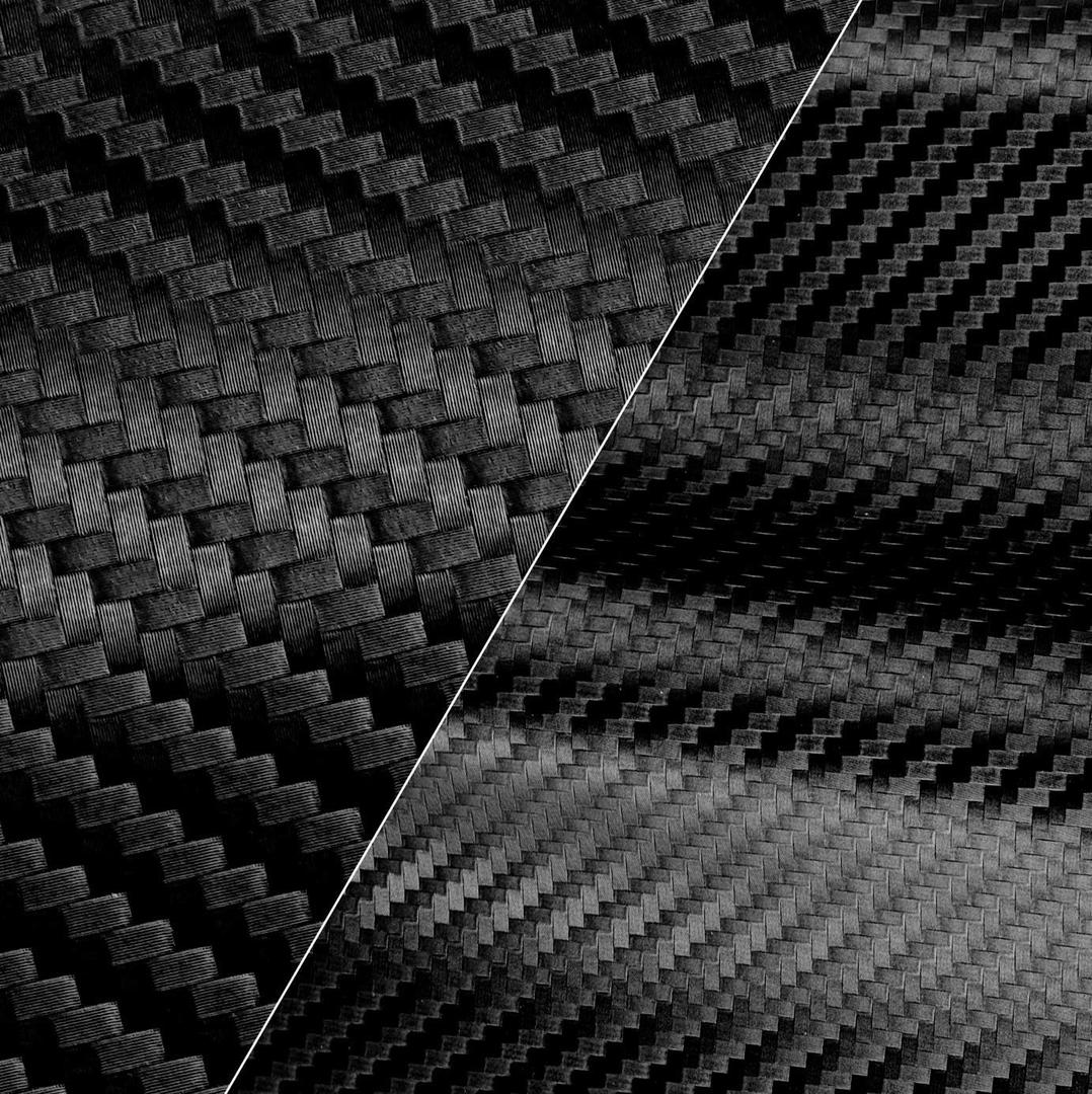 VViViD Black Carbon Fiber Adhesive Weatherproof Faux Leather Marine Vinyl (0.5ft x 54")