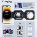 Wireless Charger Magnetic for iPhone - JoyGeek Wireless Charging Station Pad for iPhone 15 14 13 12 Pro Max Plus, for Apple Watch Ultra 9-2, AirPods (Multi-color)