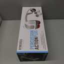 Homedics Back Massager - Heated Automatic Percussion Back, Body and Neck Massager with Dual Pivoting Heads, Interchangeable Nodes, for Shoulders, Legs and Feet, White (1 Count (Pack of 1))