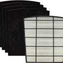 PUREBURG Replacement True HEPA Filter Set Compatible with LP-HF550 LP-PF150 Fits LP550TH Bali Multi-Room Air Purifier,H13 Activated Carbon