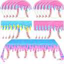 41PCS Ice Cream Drip Baseball Party Decorations Baseball Ice Cream Theme Party Plates and Napkins,Tablecloth,Colorful Sport Party Disposable Dinnerware Set for Kids Birthday Baby Shower Table Decor