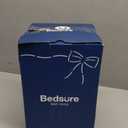 Bedsure Gentlesoft Sherpa Fleece Throw Blanket for Couch - Fluffy & Cozy Cable Jacquard Tufted Throw for Women Gift, Thick and Warm Christmas Blanket for Winter, Dark Green, 50x60 Inches