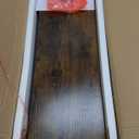 HOOBRO Floating Shelves for Wall, Wall Mounted Shelf Set of 2, 23.6" Hanging Shelf with Invisible Brackets, for Wall in Bathroom, Bedroom, Toilet, Kitchen, Living Room, Office, Rustic Brown BF60BJ01