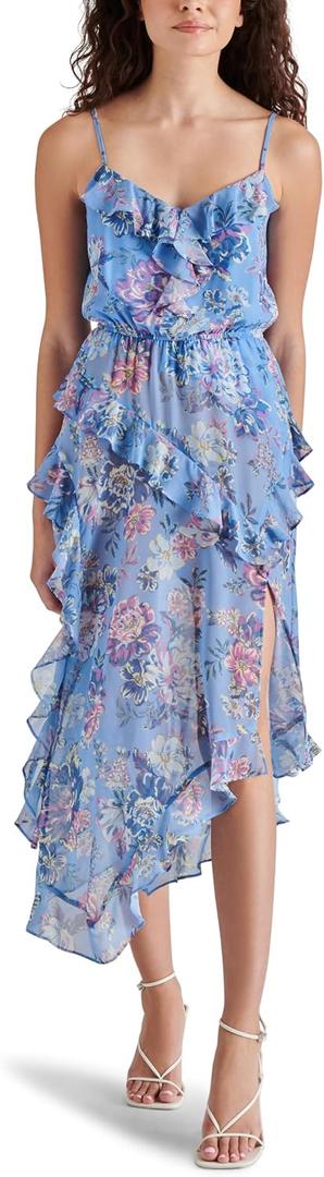 Steve Madden Women's Delphine Dress (Blue, S)