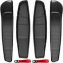 Door Side Storage Box for Tesla Model Y Juniper Accessories, [Include Rear Door Emergency Pull Cord] Front& Rear Pocket Liners, TPE Waterproof Anti-scratch Slot Pockets Organizer- 6 Pcs