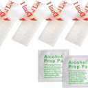 EZ Pass/IPass/IZoom/SunPass Mounting Strips 4 Pcs (2 Sets), Peel and Stick Adhesive Strips Dual Lock Tape (4) (White)