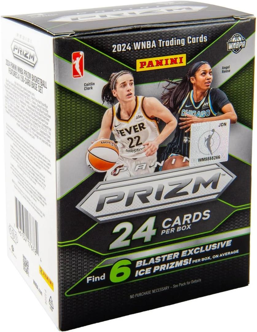2024 Panini WNBA PRIZM Blaster Trading Card Box (6 Exclusive Ice Prizms)