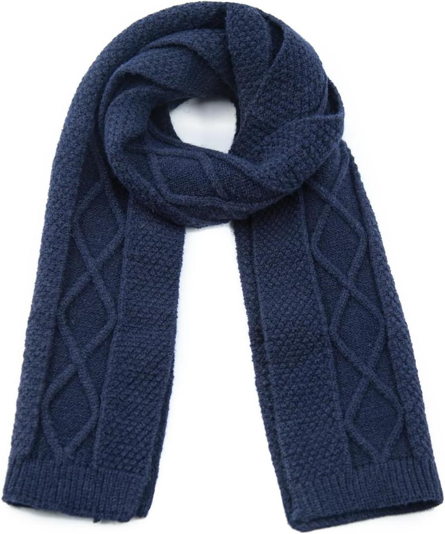 Toddler Scarf Warm Knit Kids Neck Warmer Soft Stretch Baby Winter Scarves for Boys Girls