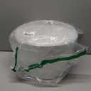 12inch Large Self Watering Plant Pot, Plastic Cylinder Planter with 60Oz Deep Reservoir and Saucer for Indoor Outdoor Plants Flowers Houseplants, White