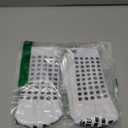 LUX Anti Slip Soccer Socks - Non Slip Sports Grip Pads Socks - Football, Soccer, Basketball, White