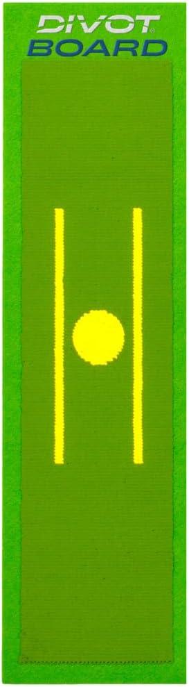Divot Board Golf Training Aid Instant Feedback for Swing Path, Low Point & Impact | Improve Ball Striking Indoors or Outdoors | Golf Swing Trainer for Home Practice & Consistent Contact