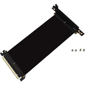 EZDIY-FAB New PCI Express 16x Flexible Cable Extension Port Adapters, High Speed PCIE Riser Cable 90 Degrees, Fit with FD R6 Case - 20cm