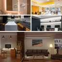 BTF-LIGHTING FCOB COB LED Strip Flexible High Density Uniform Light 8W/m 16.4FT DC12V Warm White 3000K CRI 90+ 8mm Width Dimmable LED Ribbon for Home Indoor Decor(No Adapter or Controller)