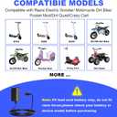 24V Electric Scooter Razor Charger for Razor MX350 Dirt Bike MX400 Dirt Rocket PR200, E100 E200 E300 E500 Quad Pocket Mod Sports Mod Motorcycle 24V 2000mA Charger