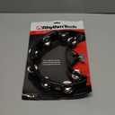 RhythmTech DST10 Drum Set Tambourine Nickel Jingles, Black