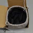 SARISUN Travel Pillows for Airplanes, Airplane Pillow for Long Flight, Airplane Head Strap with Eye Mask for Sleep, Travel Neck Pillow for Car Road Trip, 360 Support Headrest, Stop Bobblehead, Black