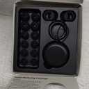 Ear Plugs for Sleeping, 2 Pairs of Reusable Earplugs for Noise Reduction 25dB-30dB with 8 Ear Tips, Soft Hearing Protection Ear Plugs for Concert,Noise Sensitivity, Study & Work, Black