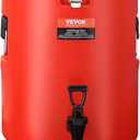 VEVOR Stainless Steel Insulated Beverage Dispenser, 4.5 Gallon 17.2 Liter, Thermal Hot and Cold Drink Server Dispenser with Spigot Handle, Food-grade for Hot Tea Coffee Water Restaurant Drink Shop