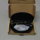 Bluetooth Headset, 2026 Upgraded Neckband Bluetooth Headphones with Retractable Earbuds, Noise Cancelling Stereo Earphones with Mic, Foldable Wireless Headphones for Sports Office with Carry Case (Black)