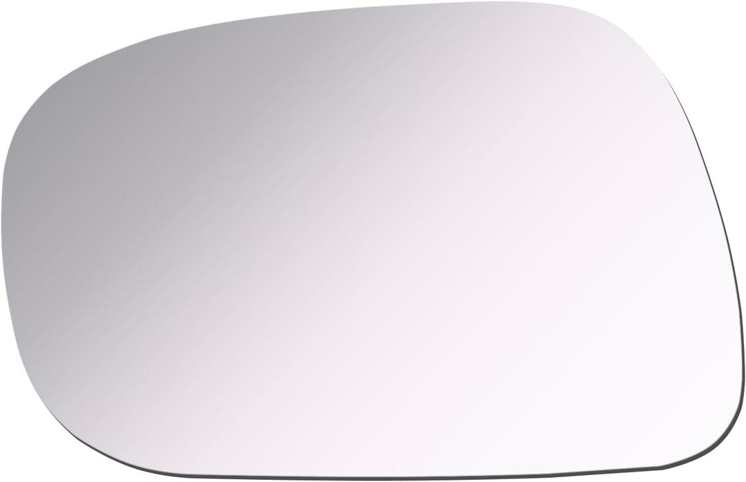 Driver Left Side Mirror Glass fit for 2002 2003 2004 2005 2006 Toyota Camry Sedan No Backing Plate Flat Including Adhesive US Built