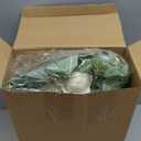 2 Pcs Floral Wedding Arch 30 Inch Rustic Artificial Flowers Swag Garland with Peonies Eucalyptus Leaves for Wedding Arrangement Table Centerpiece Ceremony Backdrop Party Decor(White)