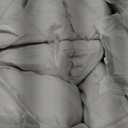 Bedsure Comforter Duvet Insert - Quilted Comforters Queen Size, All Season Duvet, GentleSoft Down Alternative Bedding, with 8 Tabs, Gifts for Women/Men, Light Grey, Queen 88 x 88 Inches