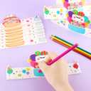 2 x 30 Pack Birthday Crowns for Kids Classroom, Paper DIY Crowns Hats for School Classroom Birthday Party Supplies