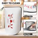 21 Inch Christmas BBQ Blanket for Resting Meat Christmas BBQ Brisket Smoker Meat Resting Bag Reusable Smoker Grilling Insulated Bag with Wide Mouth for Men Barbecue Lovers Xmas Gifts