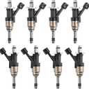 Fuel Injectors Compatible with Silverado Suburban Tahoe Sierra Yukon Cheyenne V6 4.3L V8 5.3L 2014 2015 2016 2017 2018 8Pcs Replace FJ1217 12668390